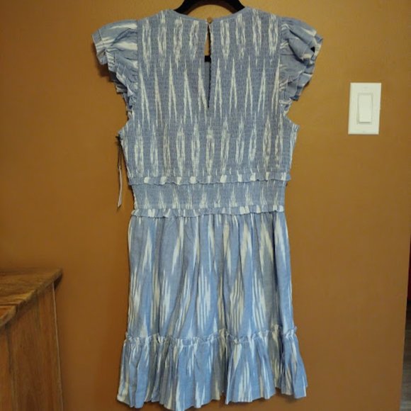 Saylor "Zinnia" Smocked Cotton Dress - Picture 3 of 6